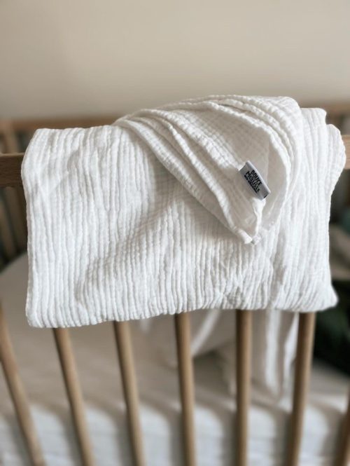 Couverture en mousseline de coton biologique